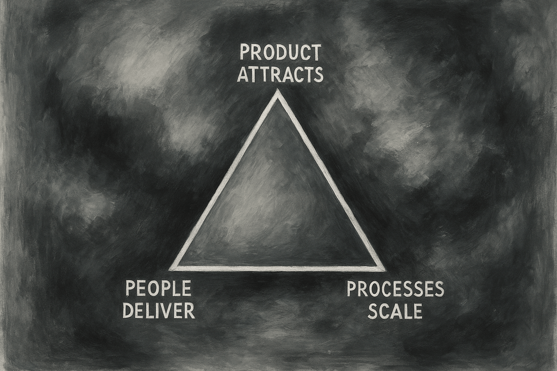 Product. People. Process. Your Product Isn’t Your Business. - The Missing Company